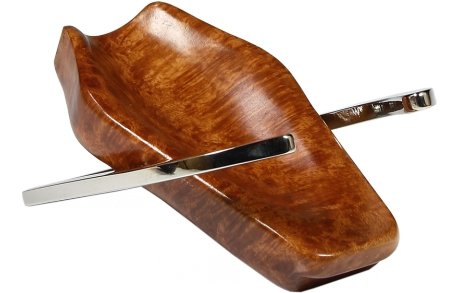 Otto Kopp Classic Pfeifenständer (No Name) 1er Bruyere/Chrom (101/1)