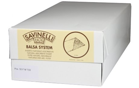 Savinelli Balsa Pfeifenfilter Balsa 6mm Filter Gebinde (50 x 20 Stück)