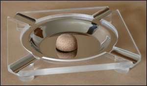 Guy Janot Plexiglas Ascher Ascher eckig Plexiglas weiss (7119)