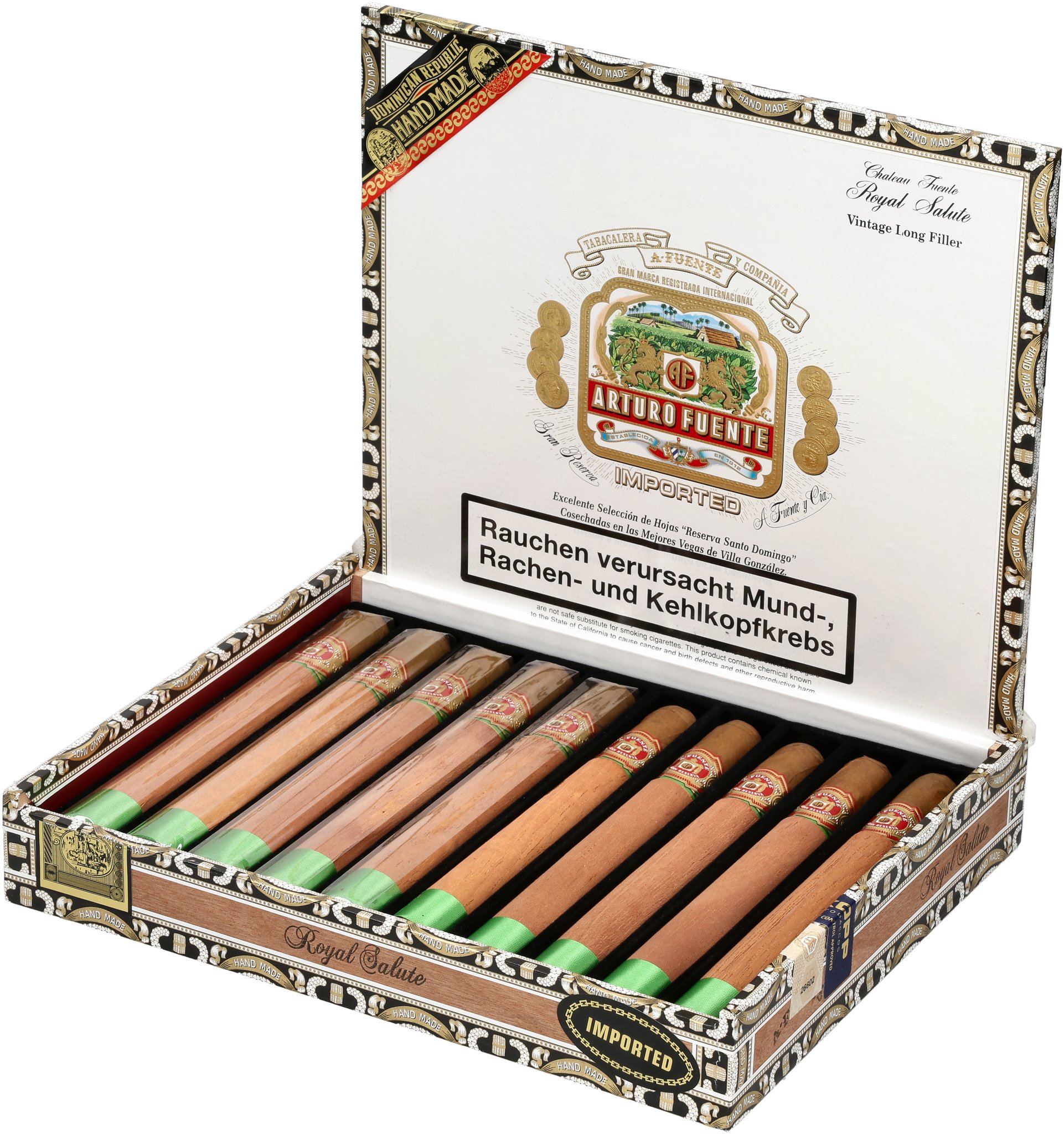 Royale Salute box open