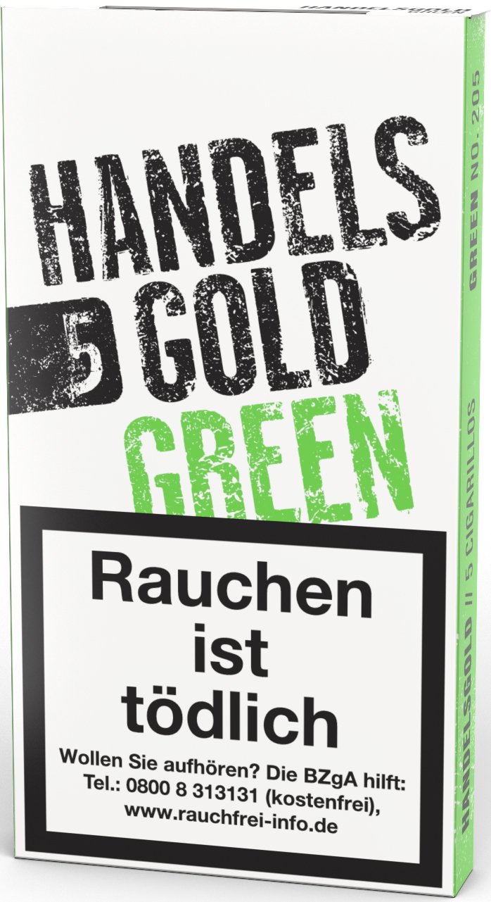 Handelsgold Zigarillos Sweets GREEN (Apple) No. 205_5er