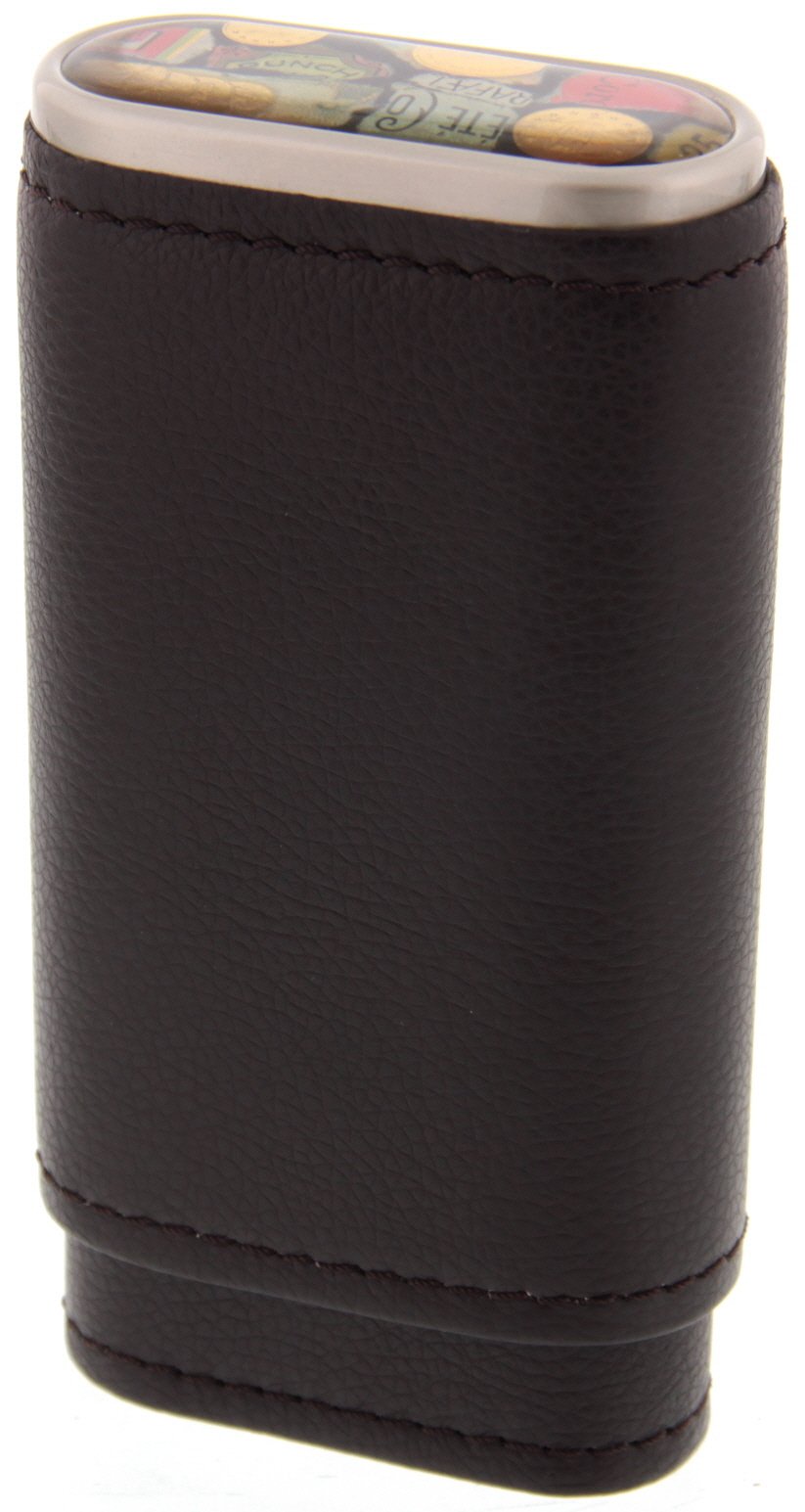 Xikar Zigarrenetui für 3 Zigarren Havana Collection braun