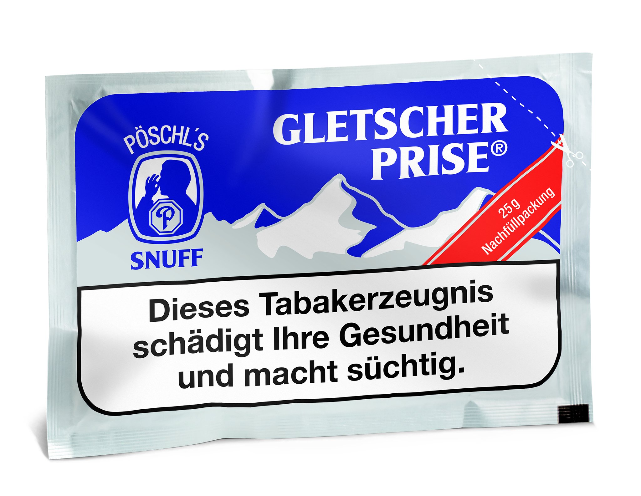 Gletscherprise Snuff 25g Nachfülltütchen