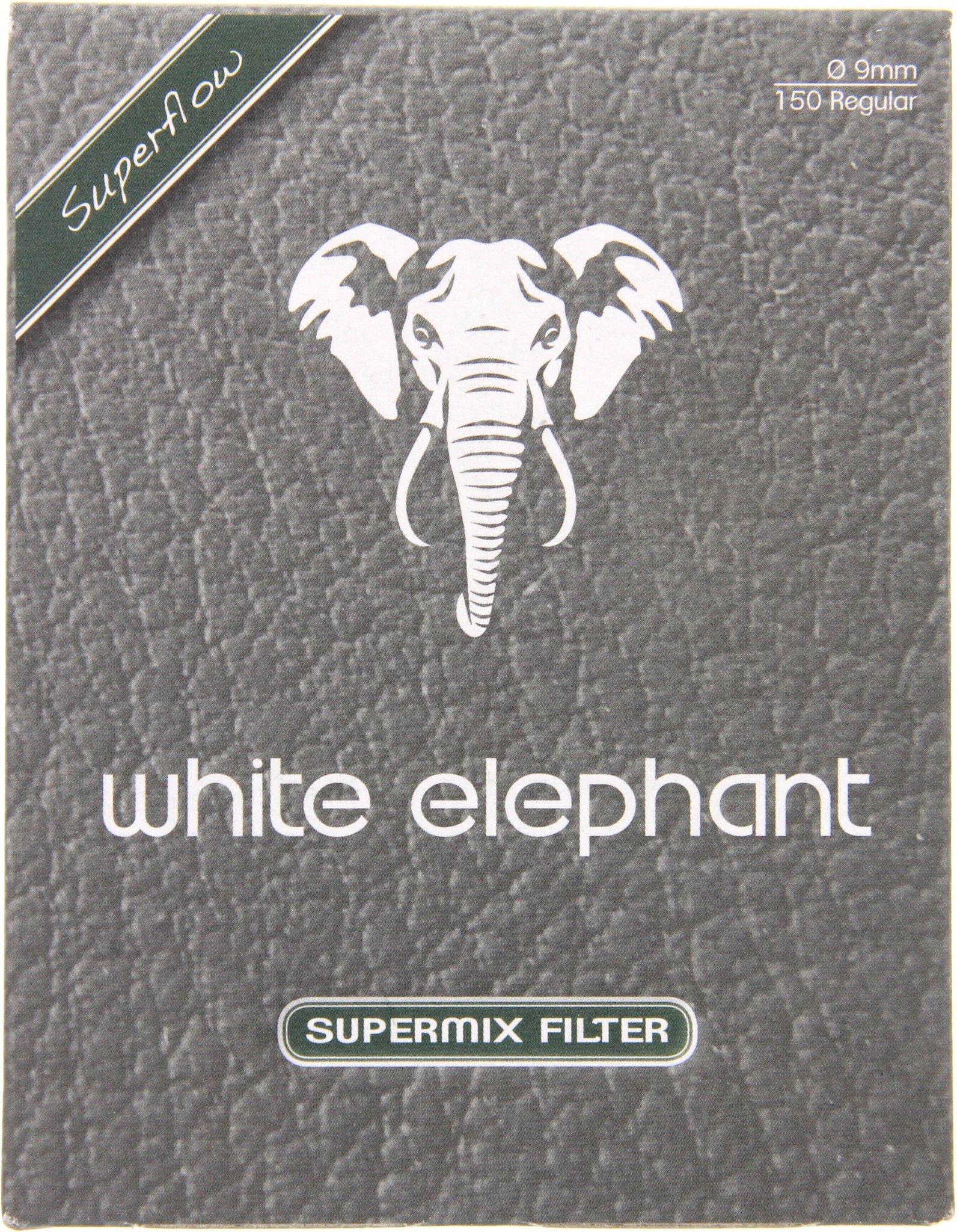 White Elephant Pfeifenfilter 9mm Supermix-Filter (150 Stück) 20303