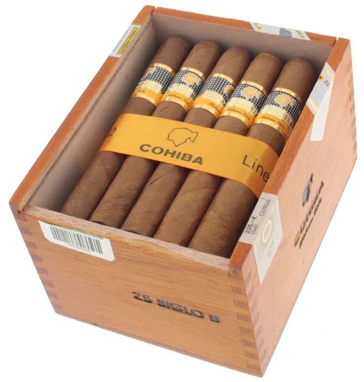 Cohiba Zigarren Siglo II - 25er offen