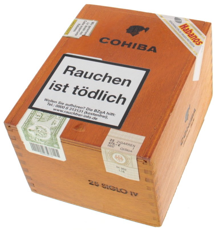 Cohiba Zigarren Siglo IV - 25er