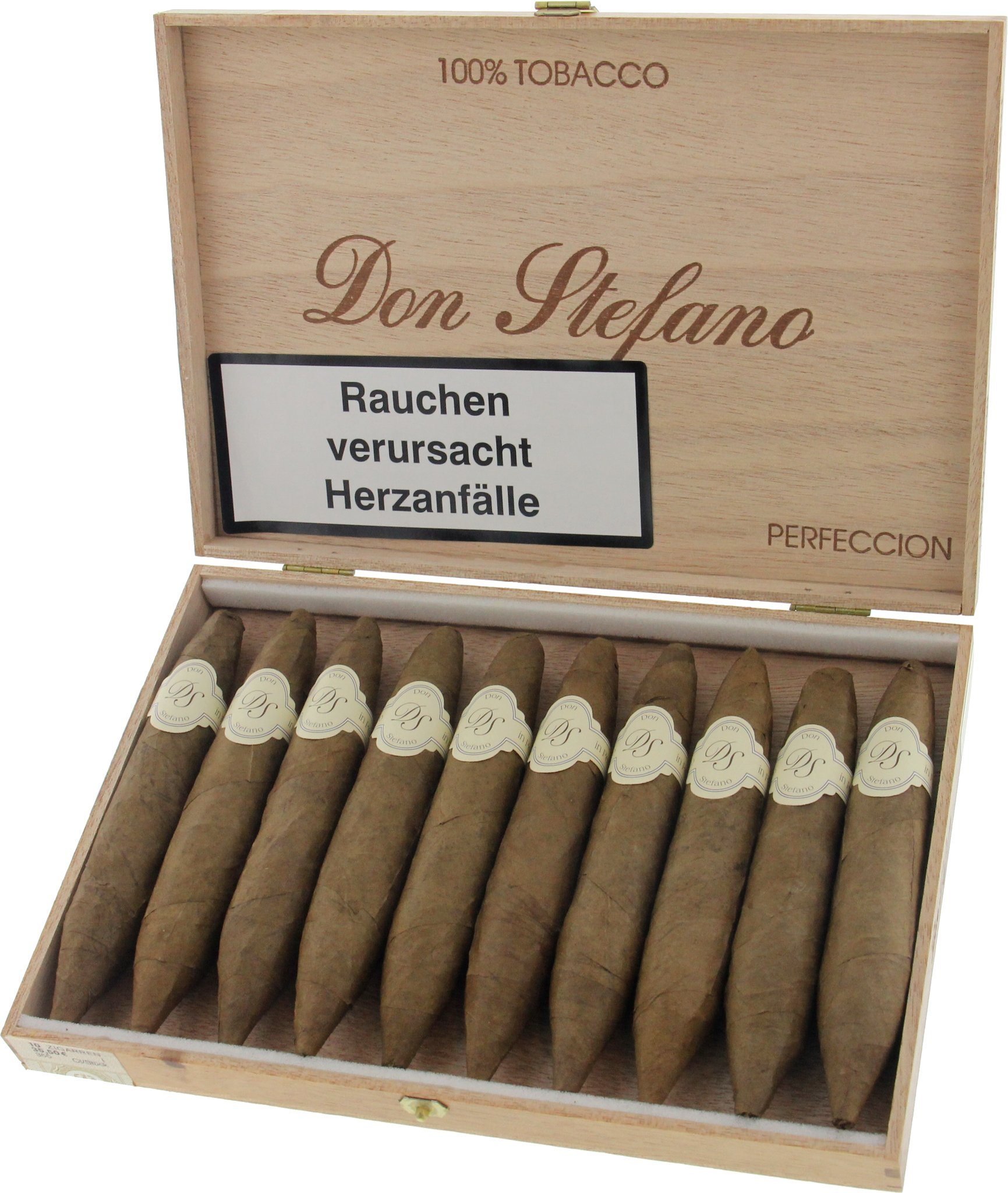 Don Stefano Best Perfeccion Sumatra Kiste offen