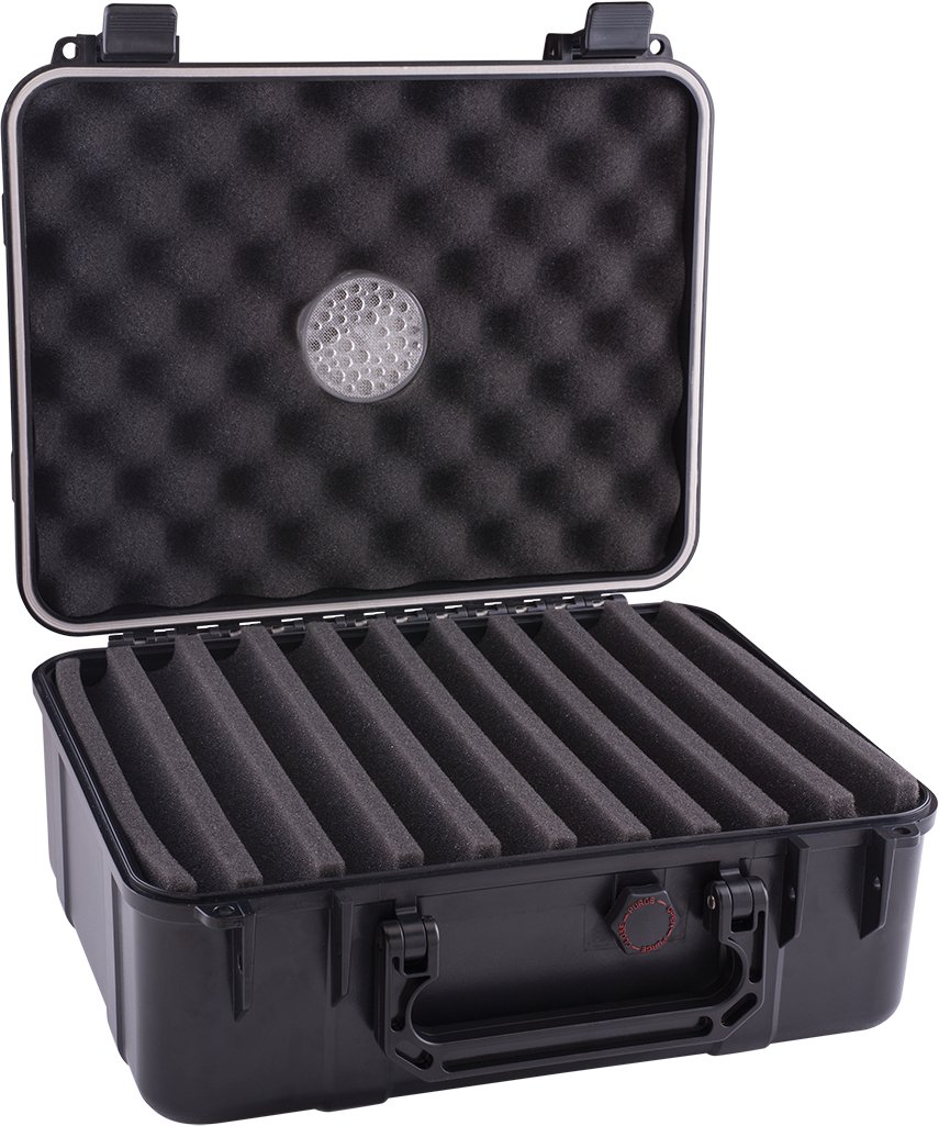 Xikar Reisehumidore Koffer für 30-50 Zigarren (1250XI) offen