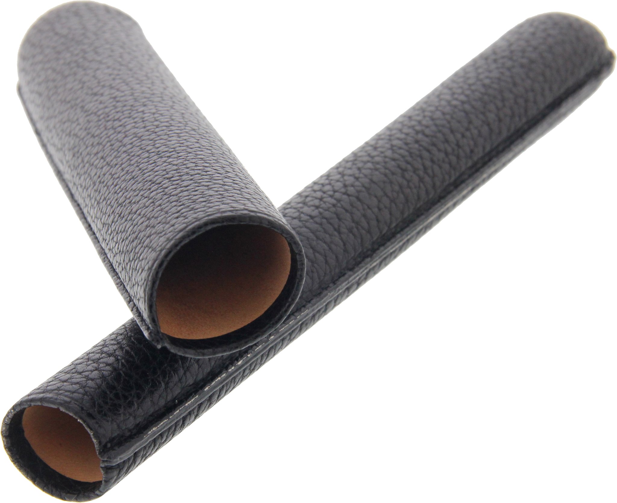 Martin Wess Premium Lederetui - Karabut Black 1er Churchill (594-1) offen