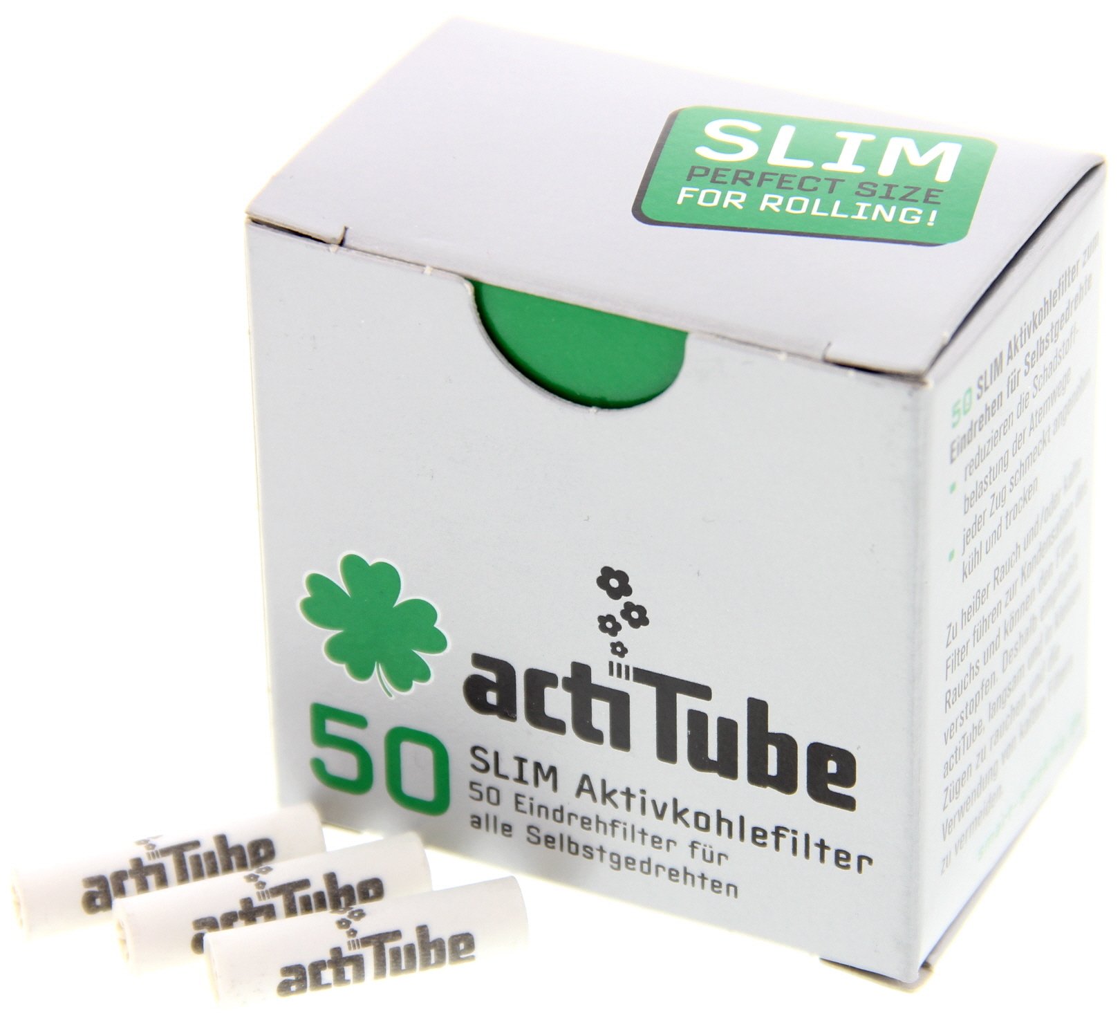 Vauen Dr. Perl Slim Aktivkohlefilter actiTube 50Stk