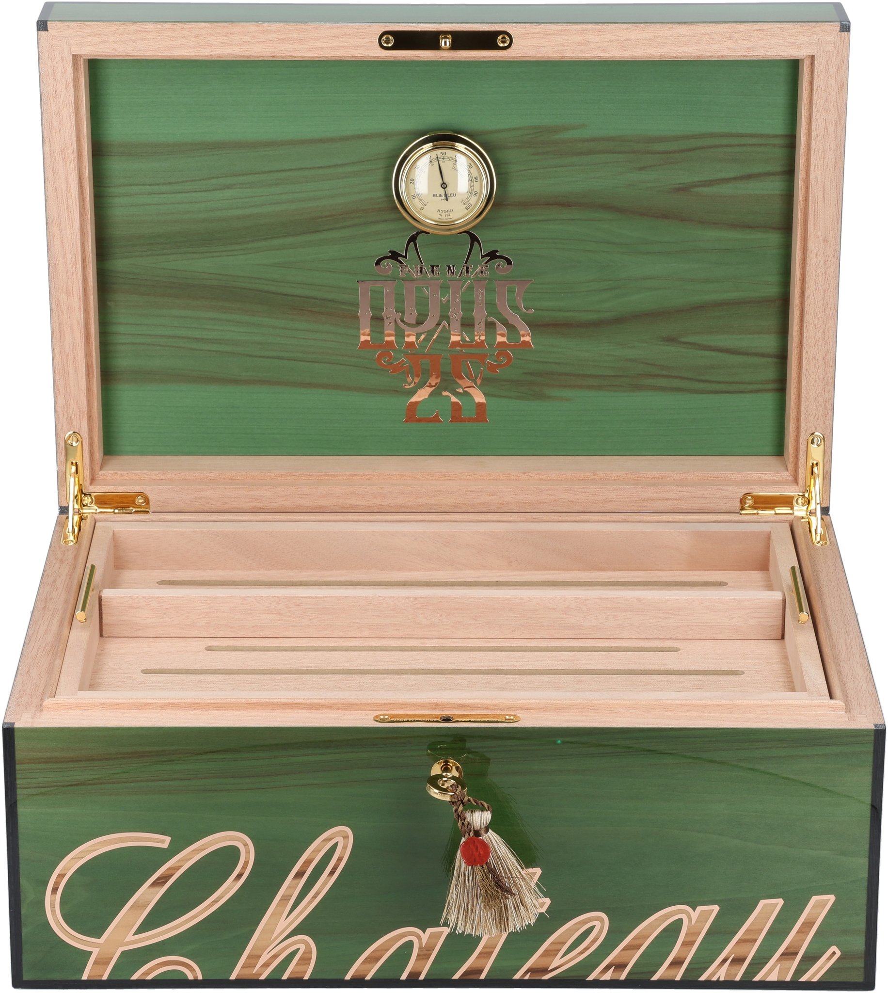 OpusX 25th Anniversary Humidor offen