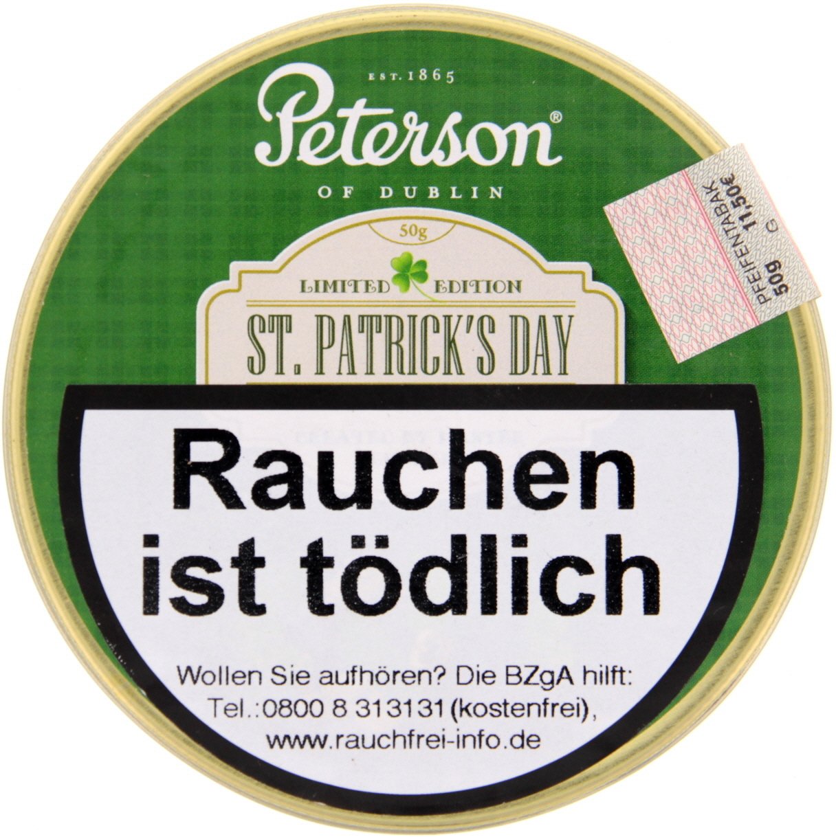 Peterson Limited Editions St Patricks Day 50g Dose