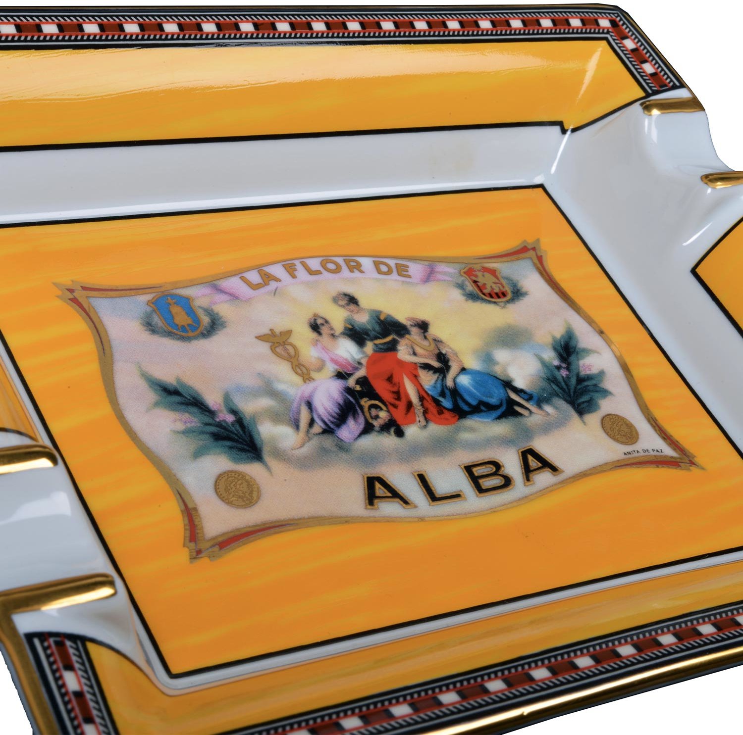 Elie Bleu Ascher La Flor de Alba gelb Detailbild