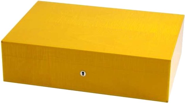 Elie Bleu Fruit Collection Humidor Fruit Collection Humidor für 110 Cigarren gelb