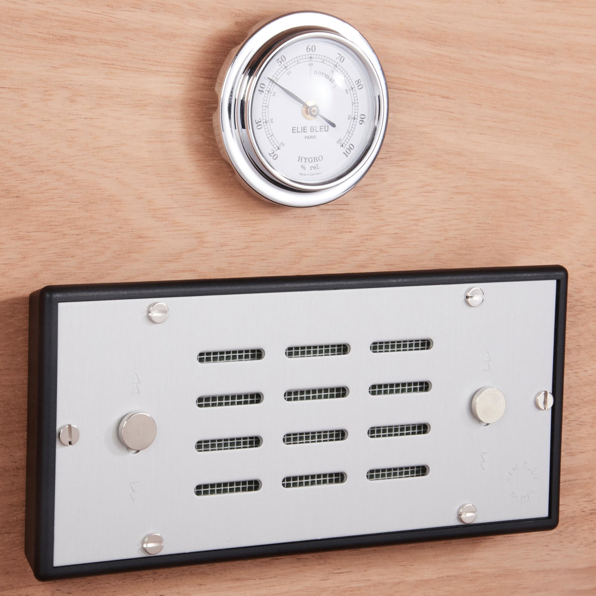 Elie Bleu Fruit Collection Humidor schwarz Detailbild