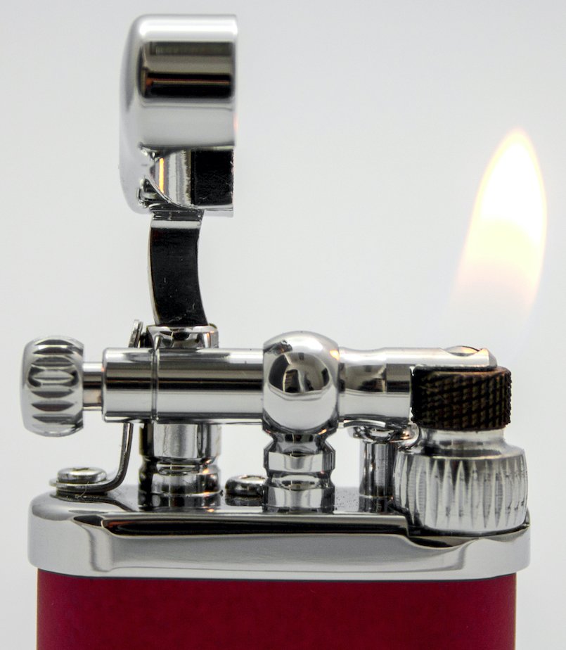 Corona Old Boy Classic (64-3106) Verchromtes Messing rot (14561) Flamme