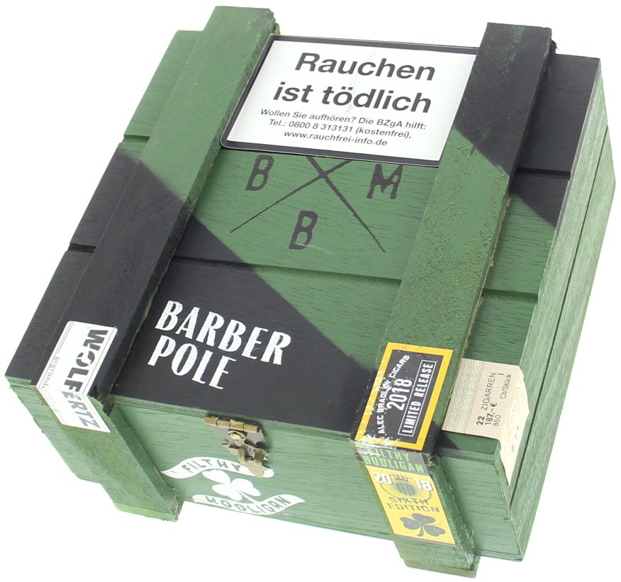 Alec Bradley Black Market Filthy Hooligan (Barber Pole) 2018 - 22er Kiste