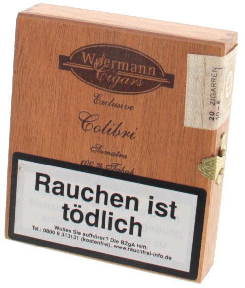 Woermann Cigars Exclusive Cigarillos - 100% Tabak Colibri Sumatra 20er