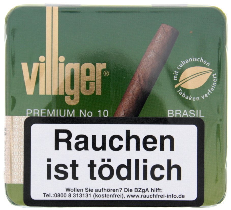 Villiger Premium Cigarillos Nr. 10 Brasil 20er