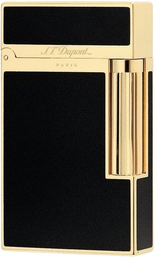 S.T. Dupont Ligne 2 vergoldet Chinalack schwarz (016884)