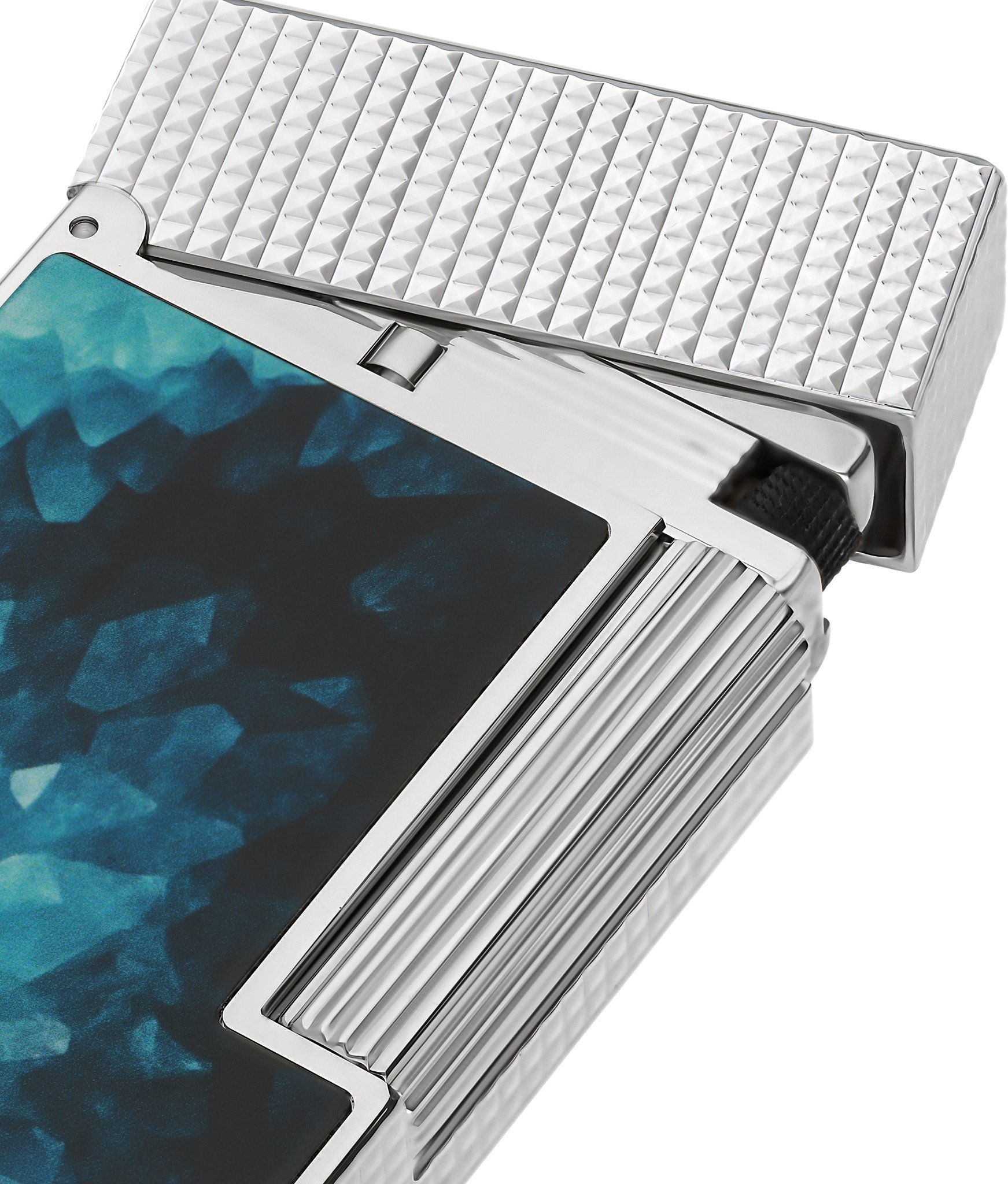 2026 Geode Blau/Palladium detail