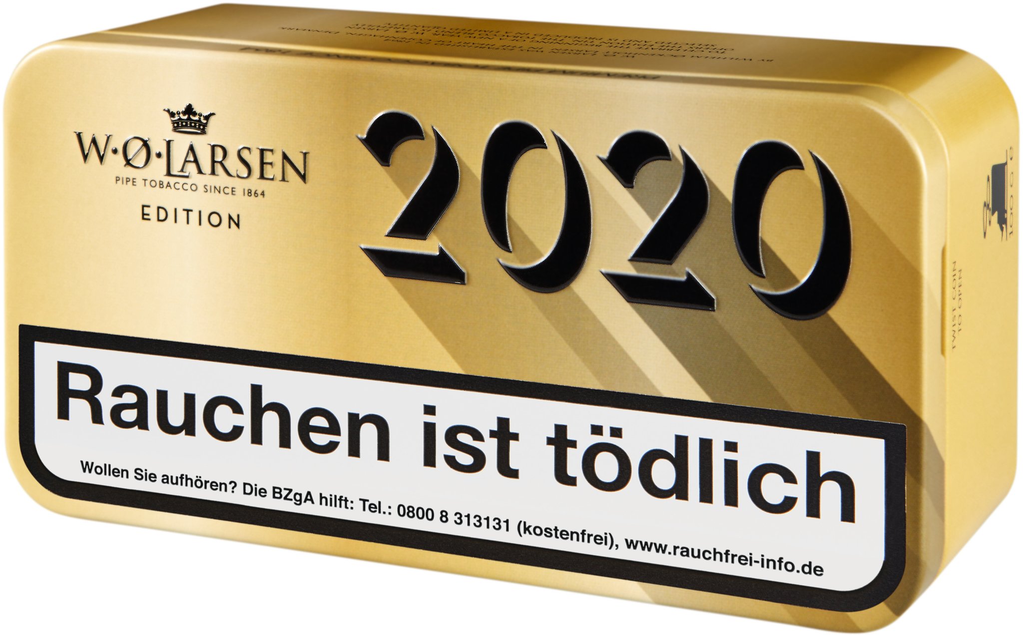 W.O. Larsen Jahrestabak Edition 2020 - 100g Dose Detailbild