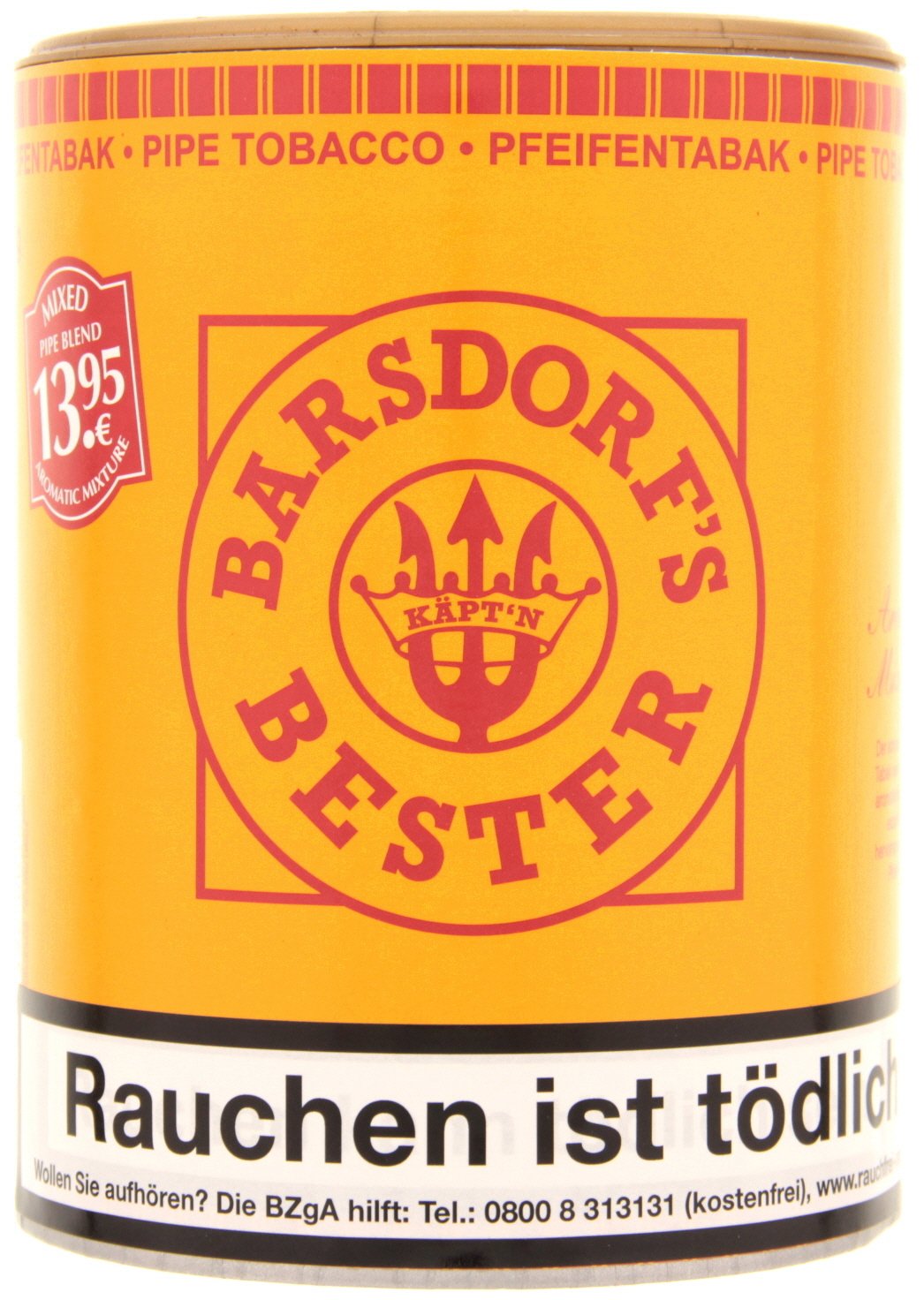Käptn Barsdorfs Bester Fine Flavour Aromatic Mixture 180g Dose