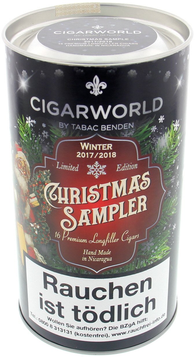 CIGARWORLD Sampler Christmas 2017 Dose Factory Overrun Nicaragua (16 Zigarren)