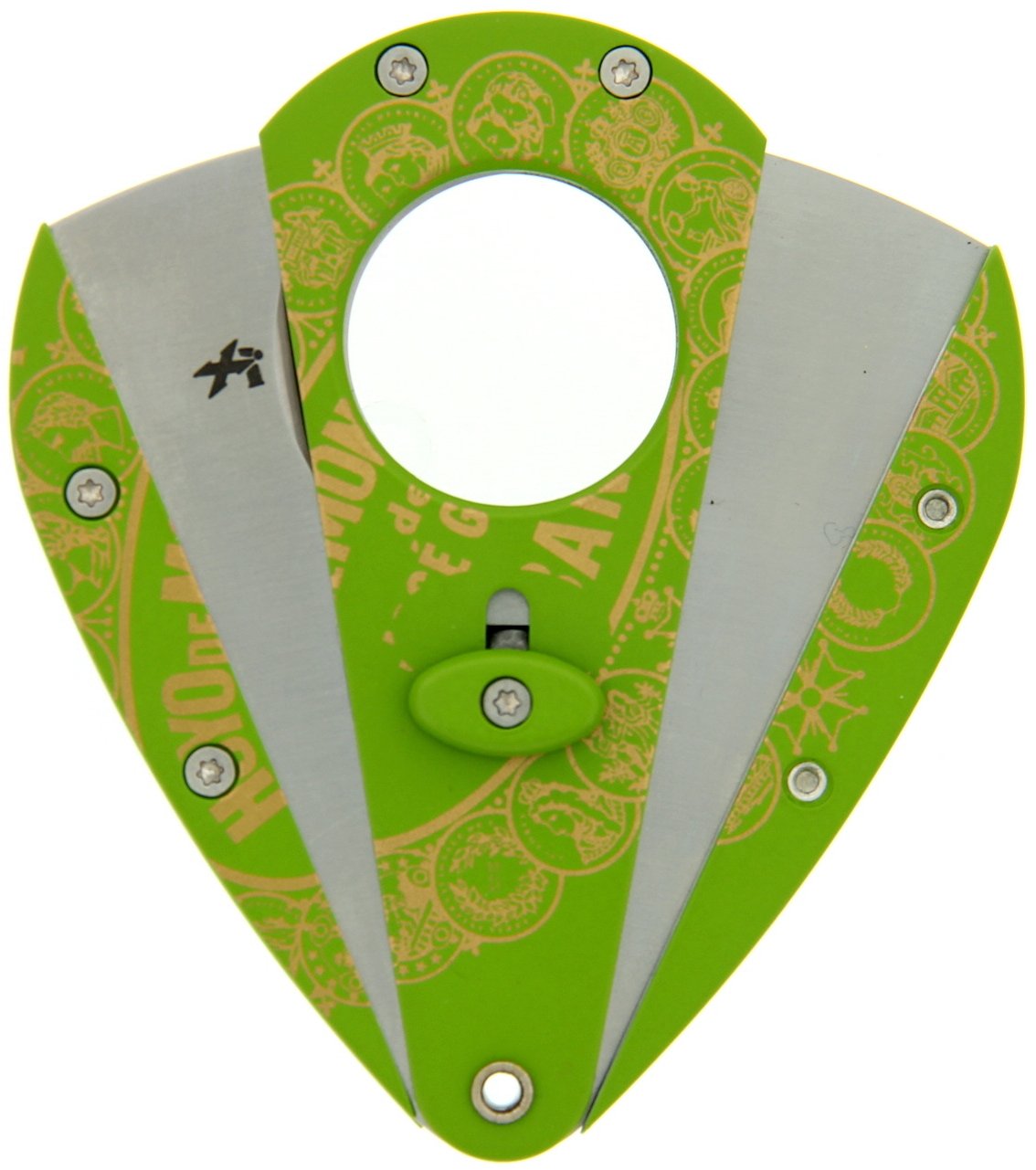 Xikar Cutter Xi1 Habanos Hoyo de Monterrey grün (6396630) offen