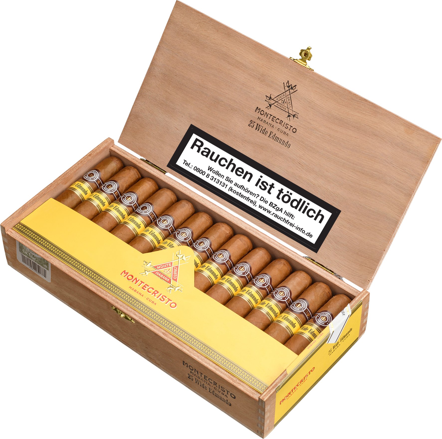 Montecristo Wide Edmundo Kiste offen