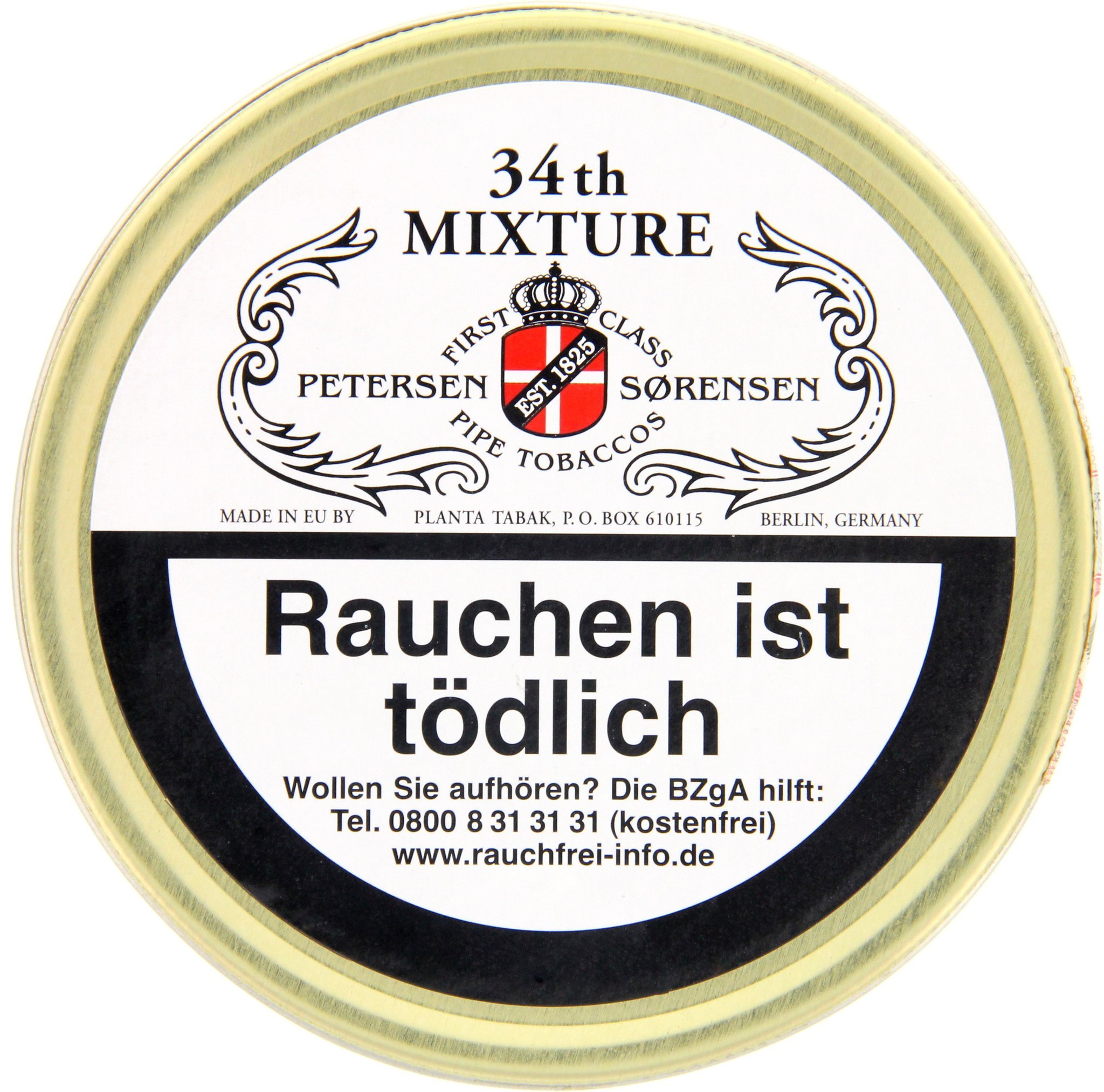 Petersen & Sörensen Pfeifentabak 34th Mixture 50g Dose