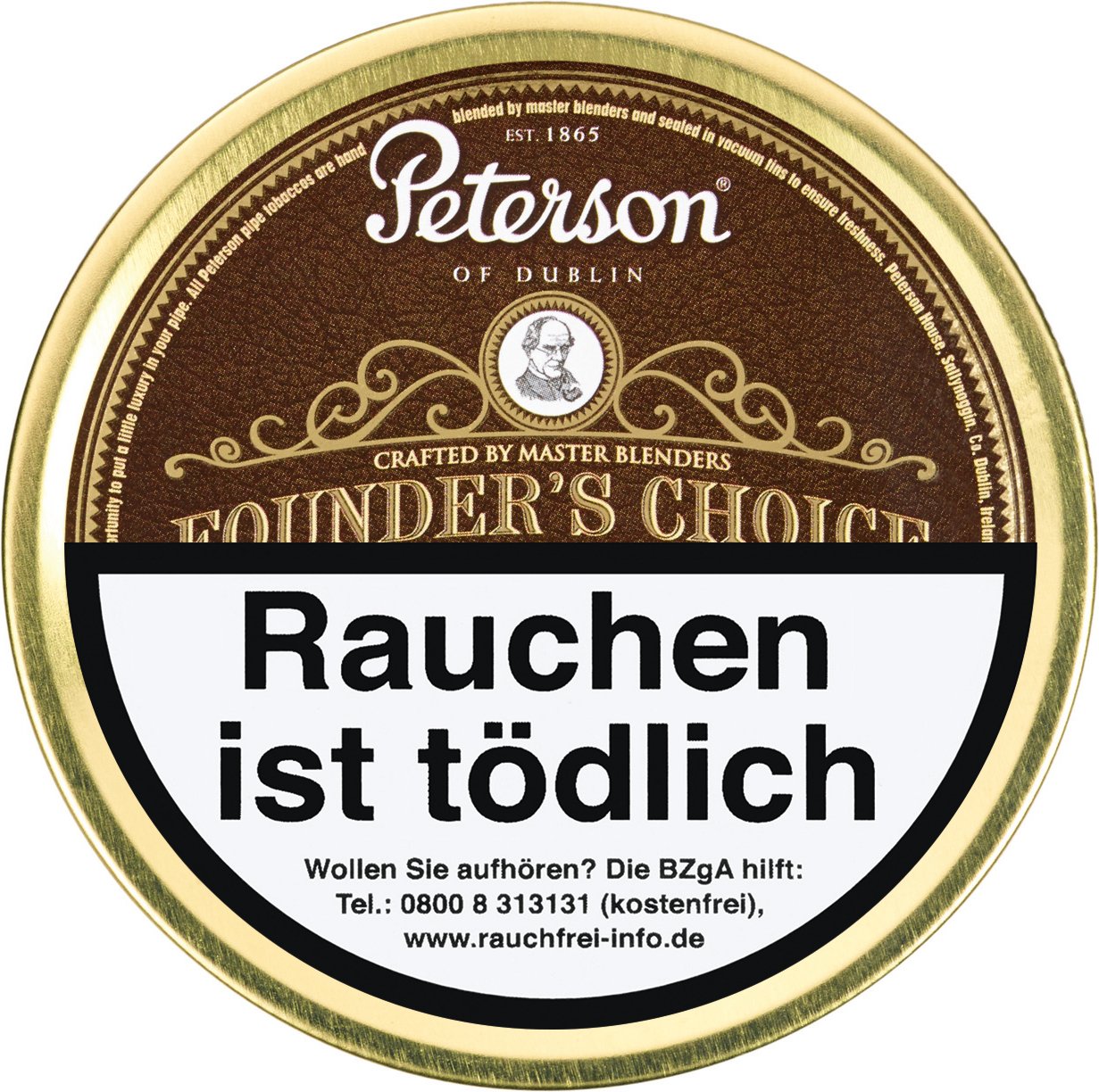 Peterson Pfeifentabak Founders Choice 100g Dose