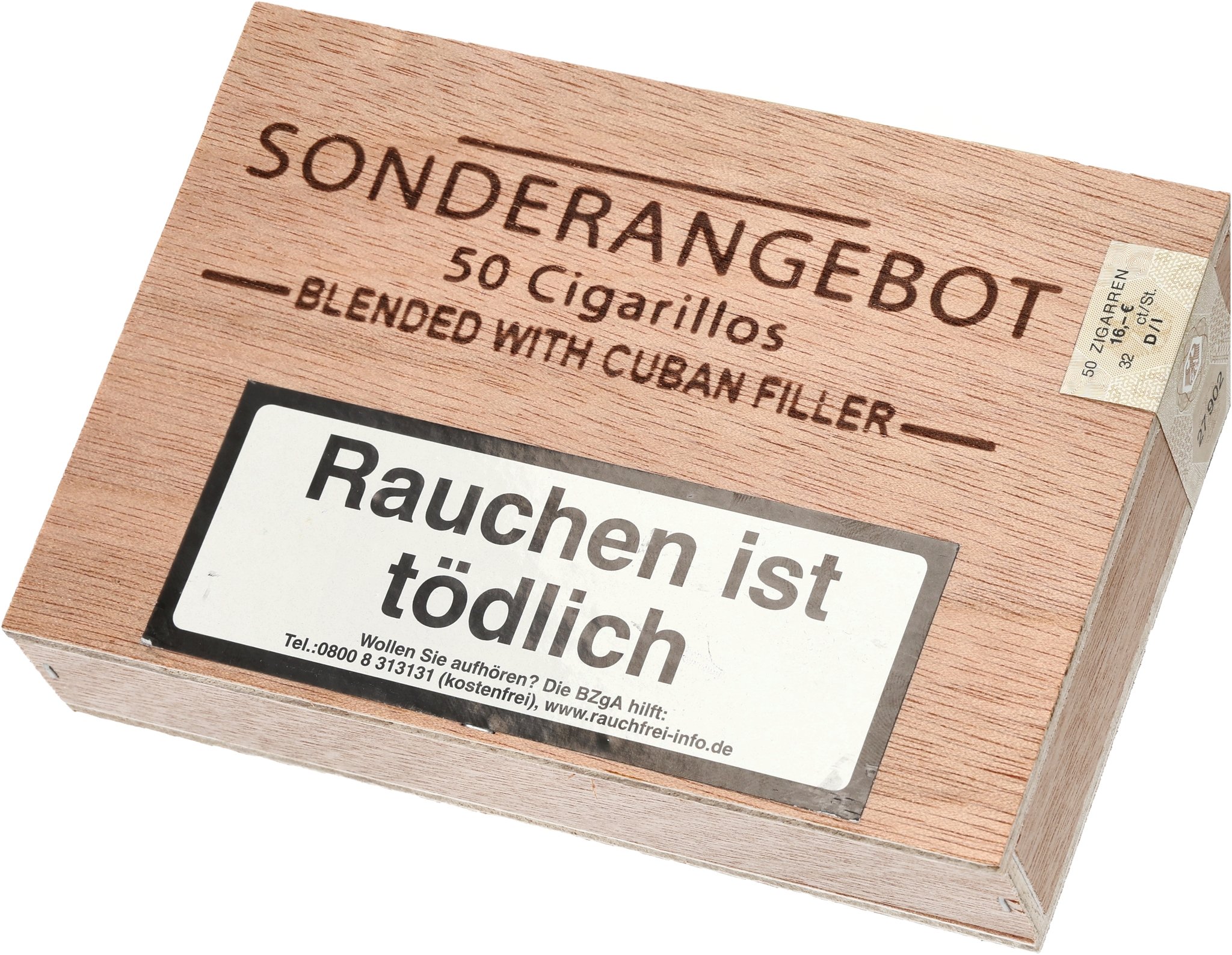 Woermann Cigars Sonderangebot Cuban Filler Kiste