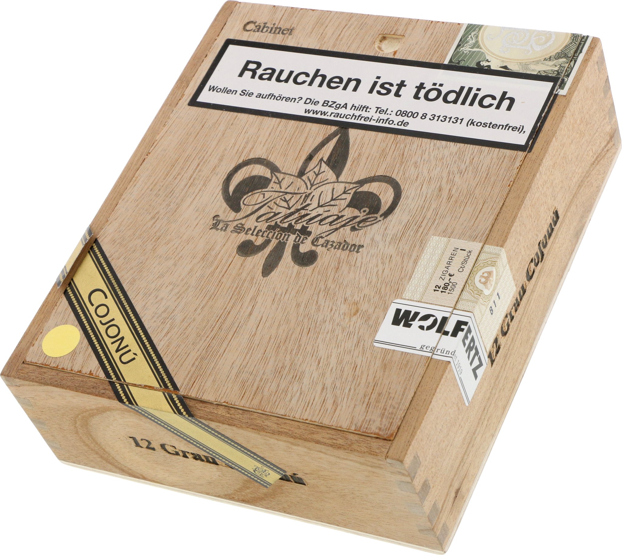 Tatuaje La Seleccion de Cazador Gran Cojonú Reserva (mit Connecticut Broadleaf Deckblatt) Kiste