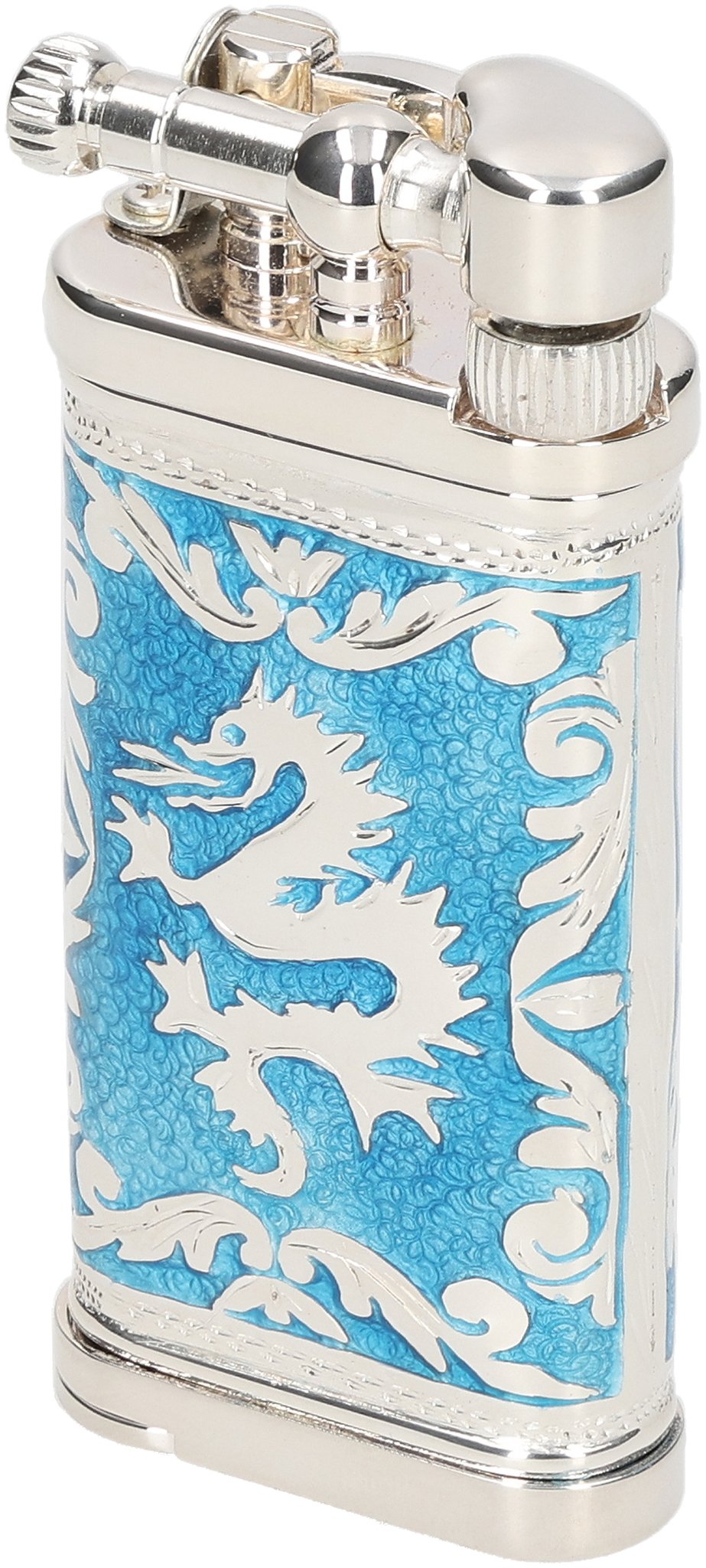 Doubleside Dragon Emaille azur 05