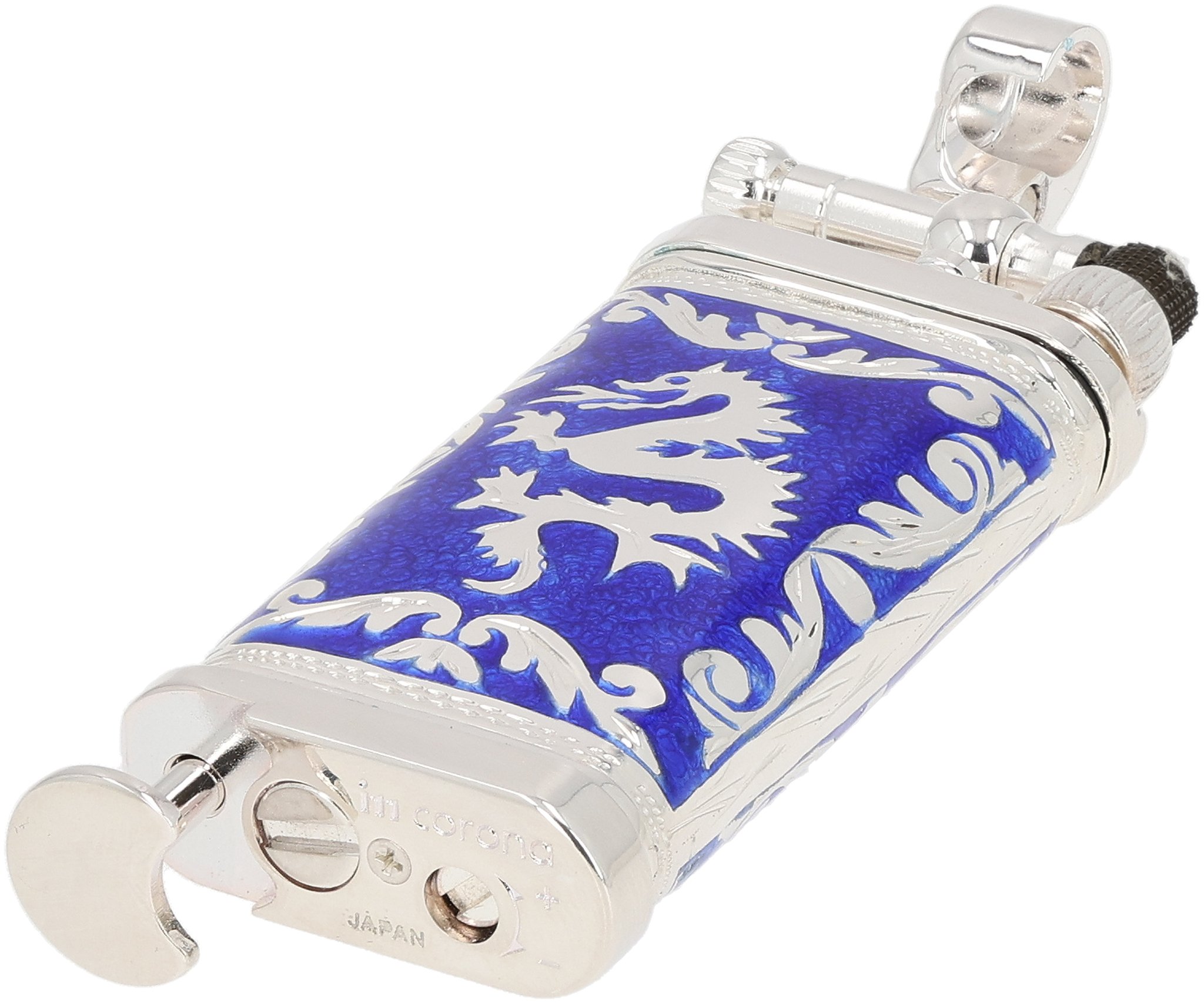 Doubleside Dragon Emaille royalblau 07