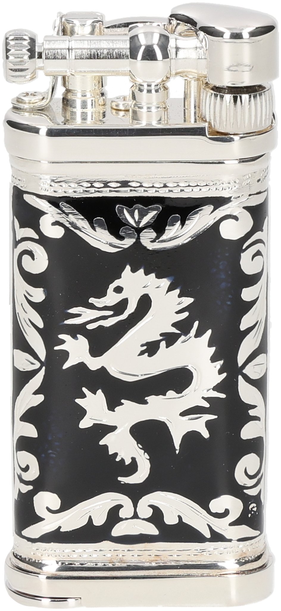 Doubleside Dragon Emaille schwarz 02