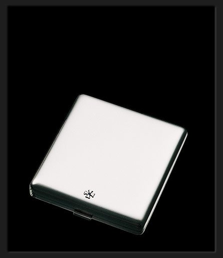 Sillems Zigarettenetui Klammer 18er Silverplated (3147)