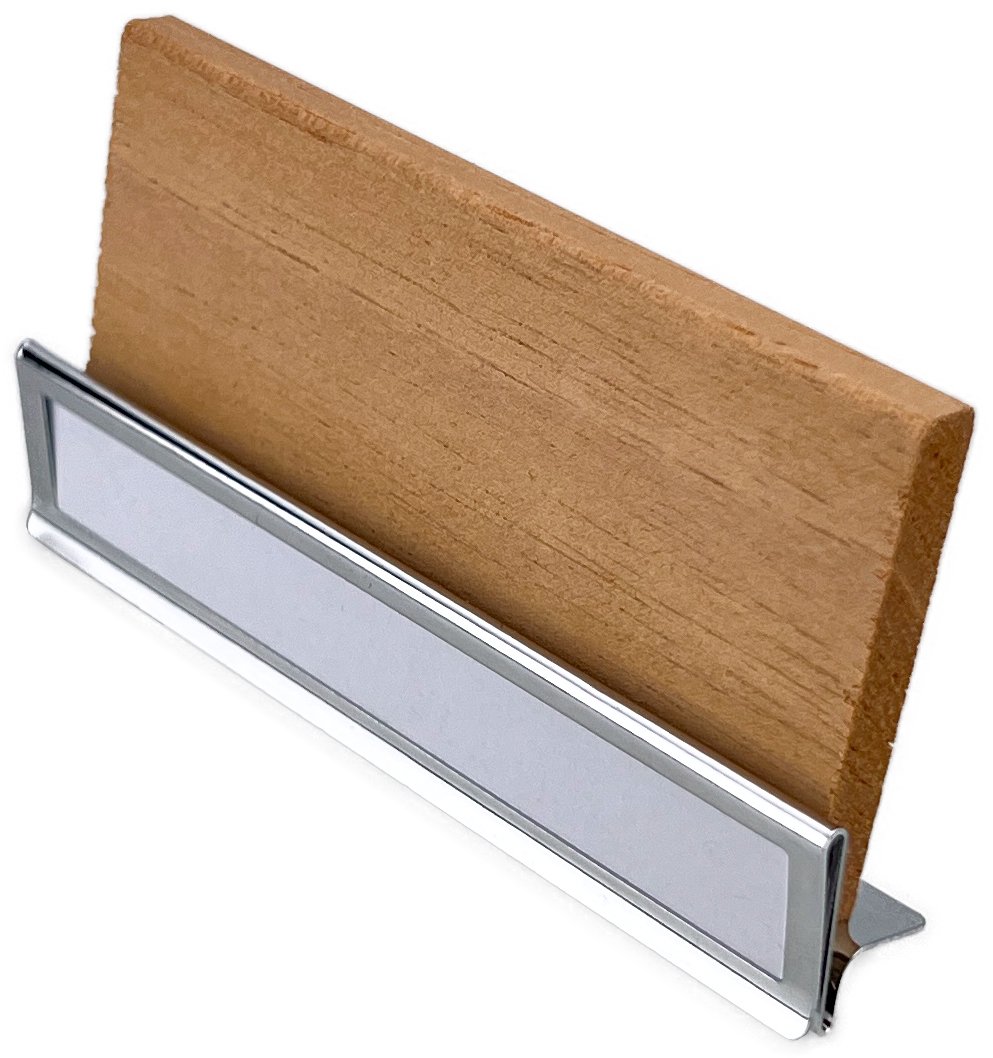 Adorini Humidorzubehör Divider Label Clip Metall silberfarben (11324-14686) Detailbild 2