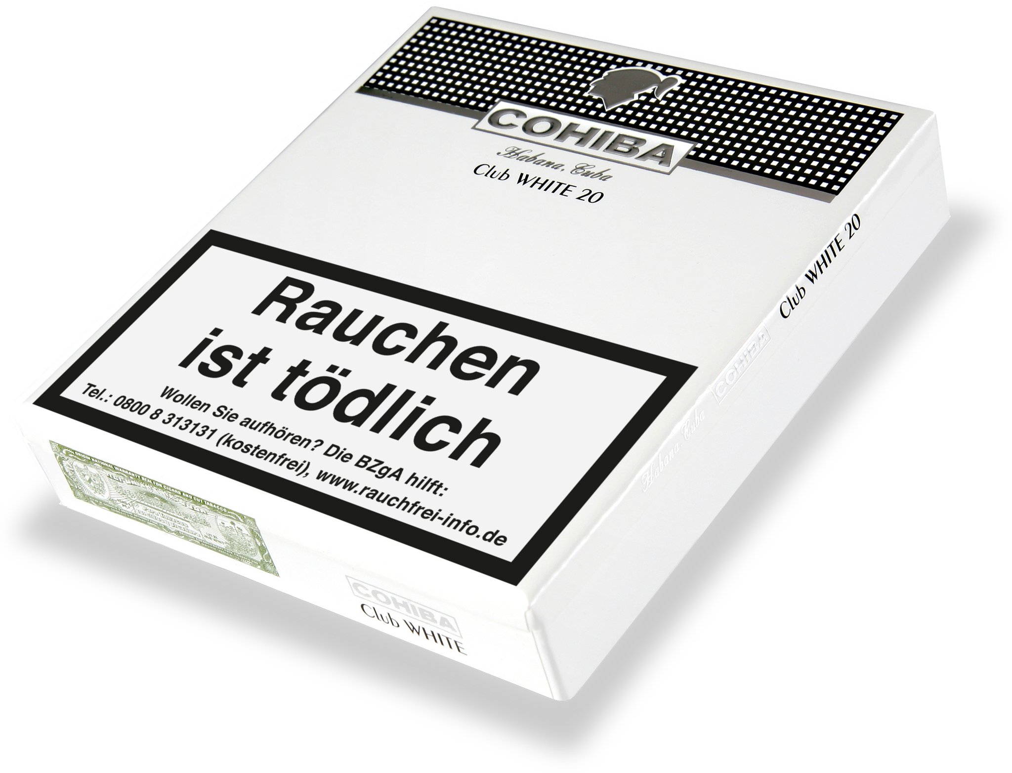 Cohiba Cigarillos Club WHITE liegend