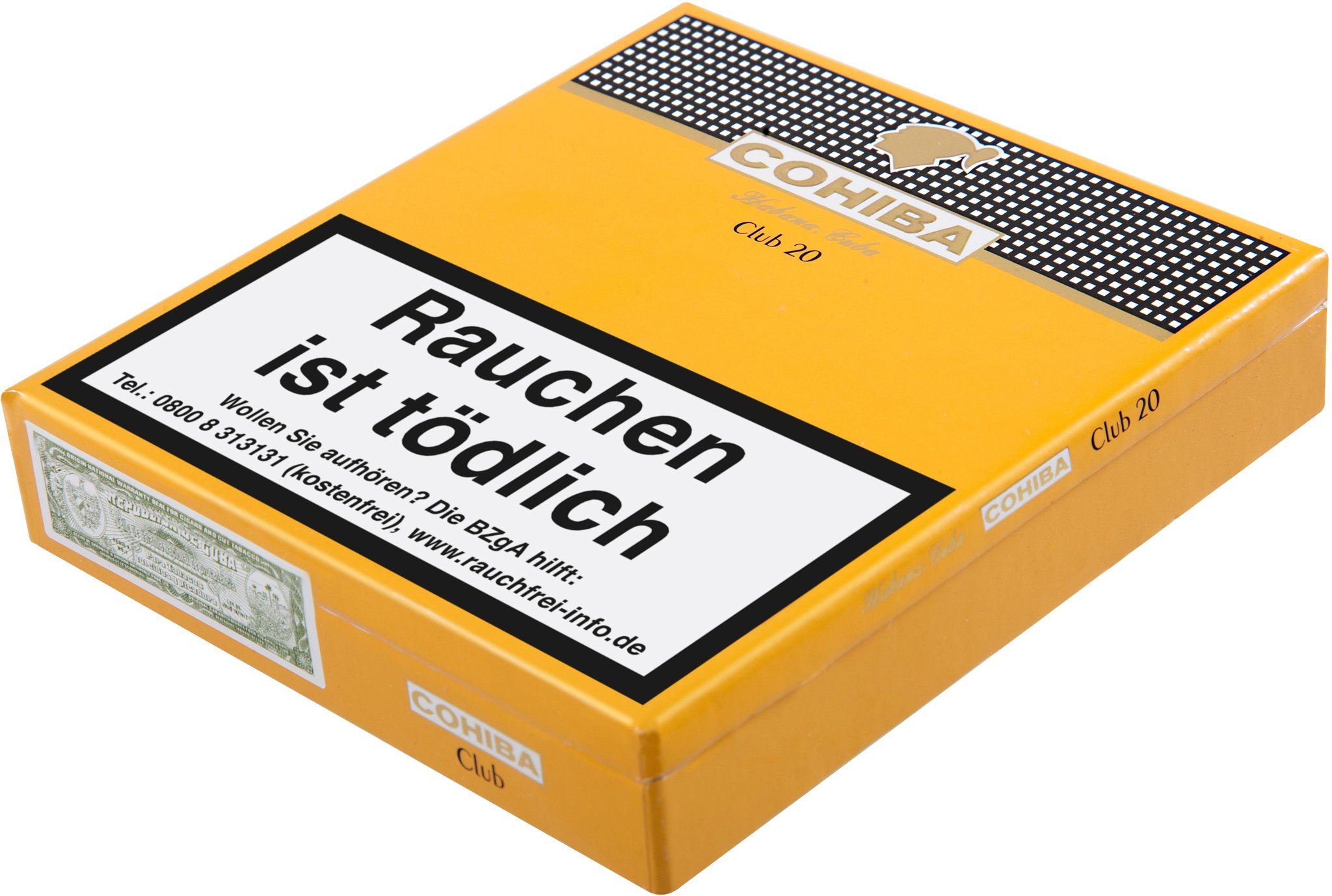 Cohiba Cigarillos CLUB liegend