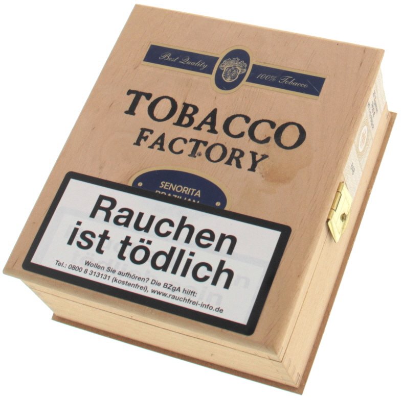 Tobacco Factory Brazilian Type Shortfiller Senorita Blau (74121 TFB) 20er