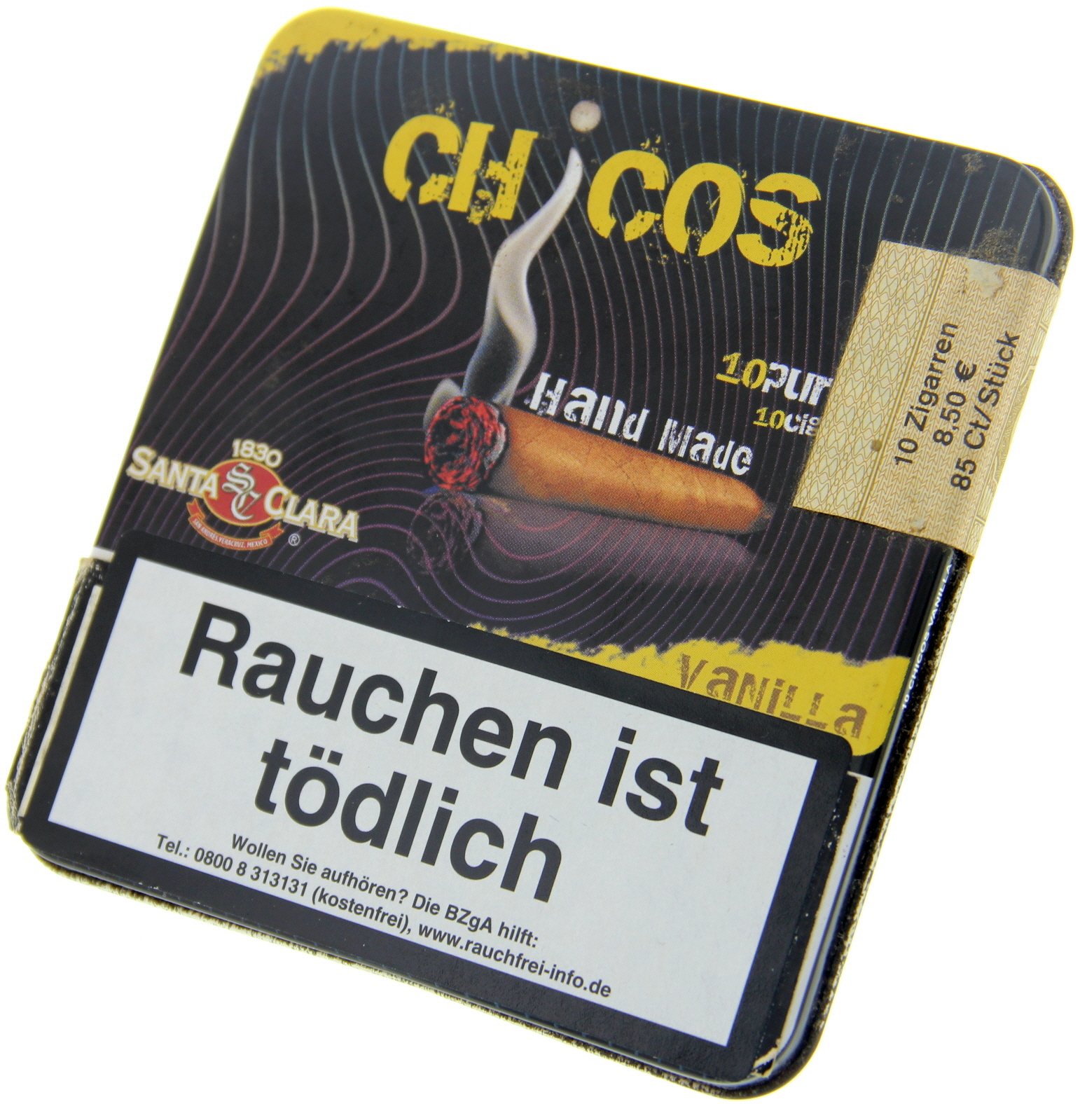 Santa Clara Chicos Cigarillos Vanilla Dose