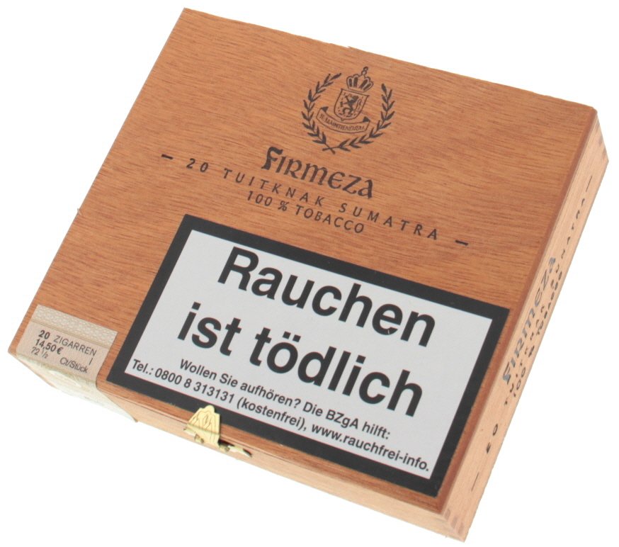irmeza Cigarillos 100% Tobacco Tuitknak Sumatra (16021) 20er