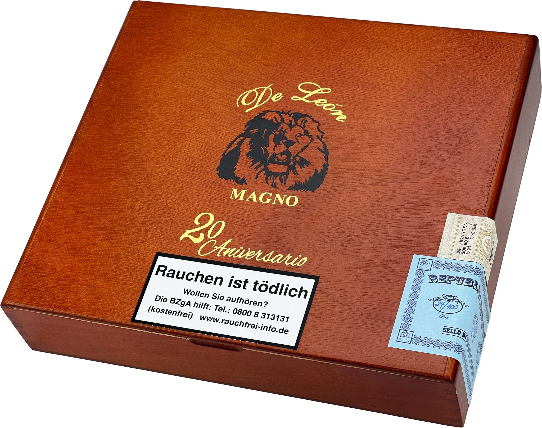 De Leon Zigarren Magno 20th Anniversary_Kiste_02