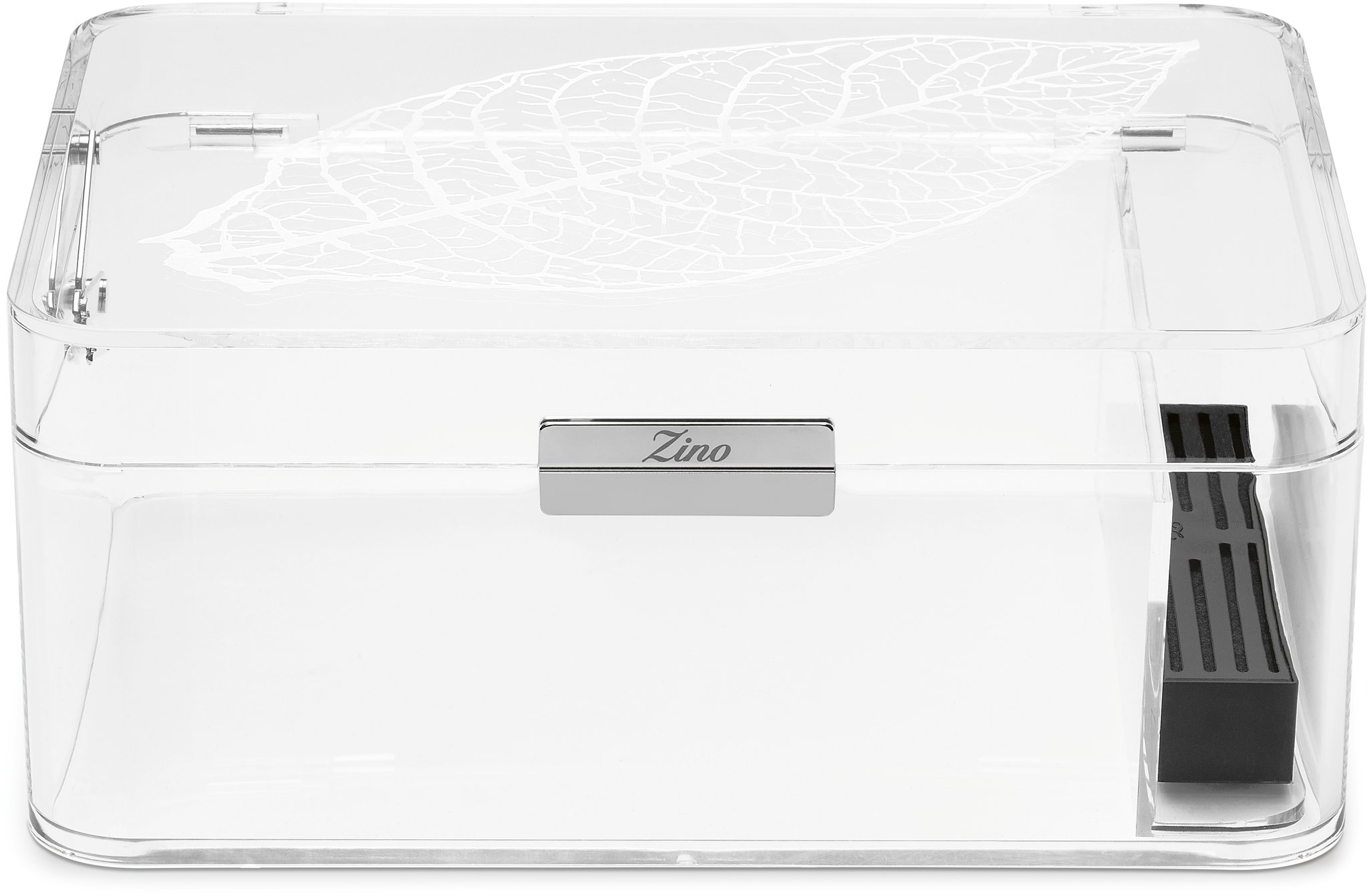 Zino Humidor Acryl Acryl Klar Tabakblatt (105044)
