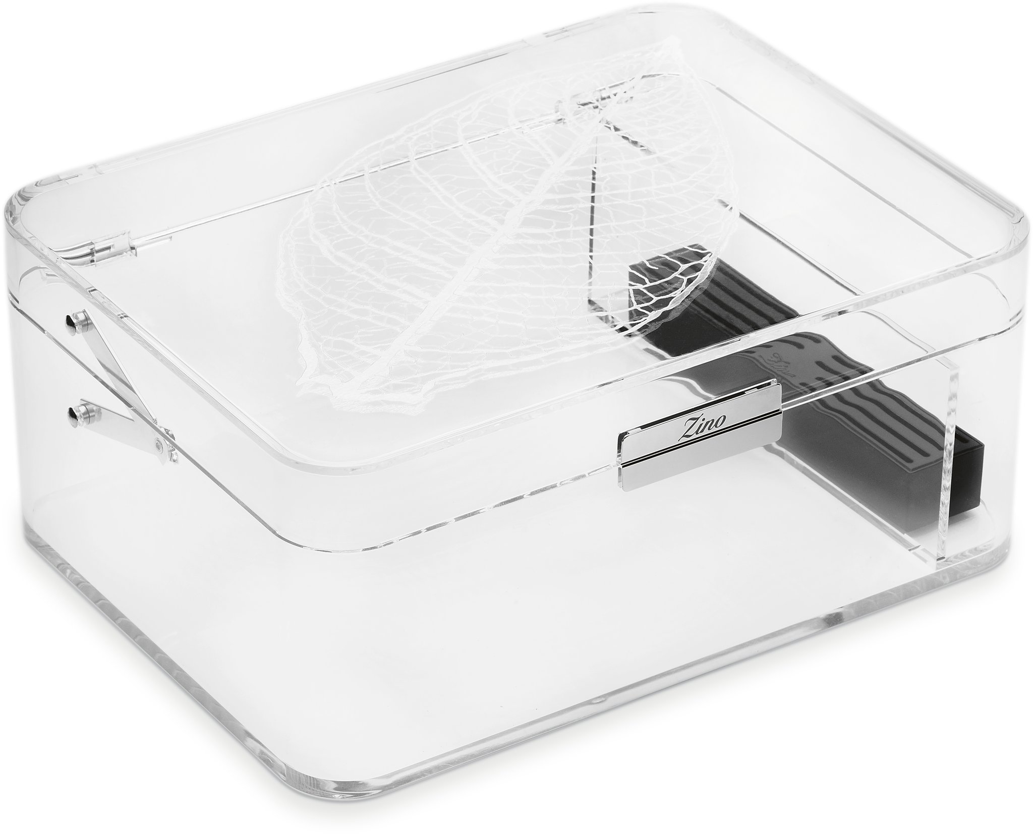 Zino Humidor Acryl Acryl Klar Tabakblatt (105044) Detailbild