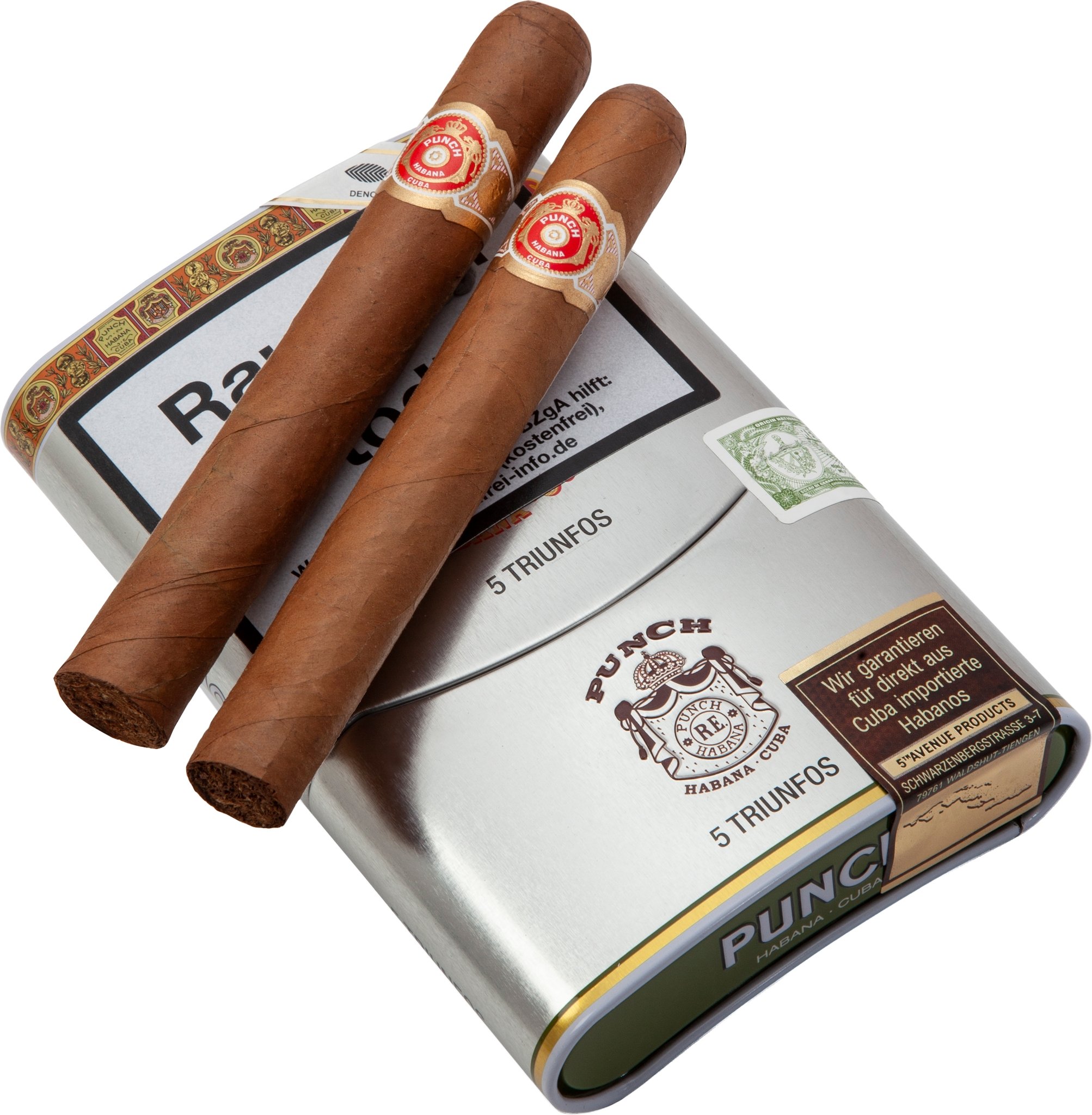 Punch Triunfos mit Zigarren