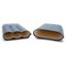 Martin Wess Dante Lederetui 3er Gigante Blue (570) offen
