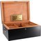 Adorini Vittoria Deluxe Humidor Black (inklusive Cigar Heaven) (13949) offen